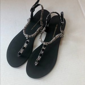 REBECCAMINKOF Animal print sandal 6M